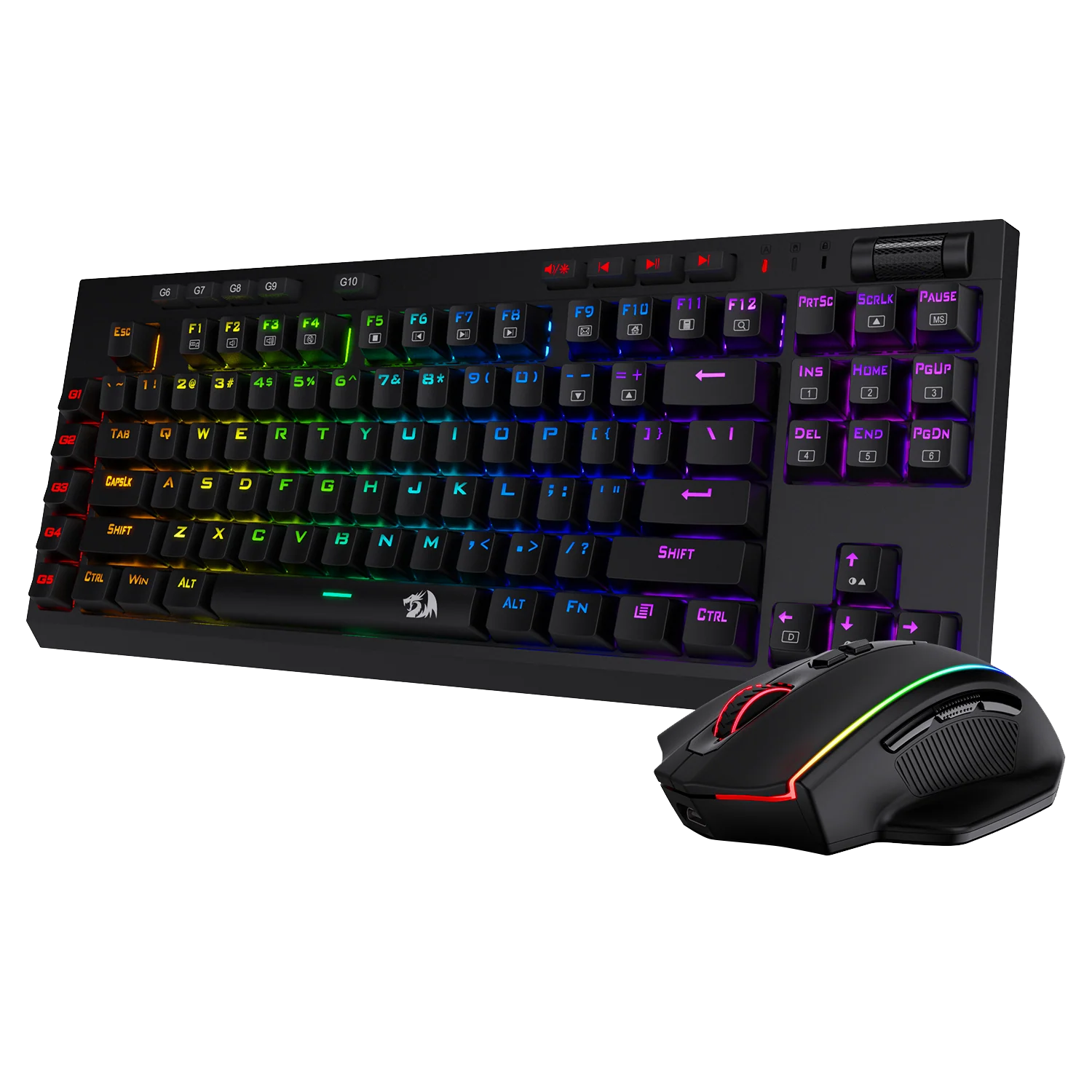 K596 Wireless Mechanical Gaming Keyboard M686 Wireless Gaming Mouse Bundle