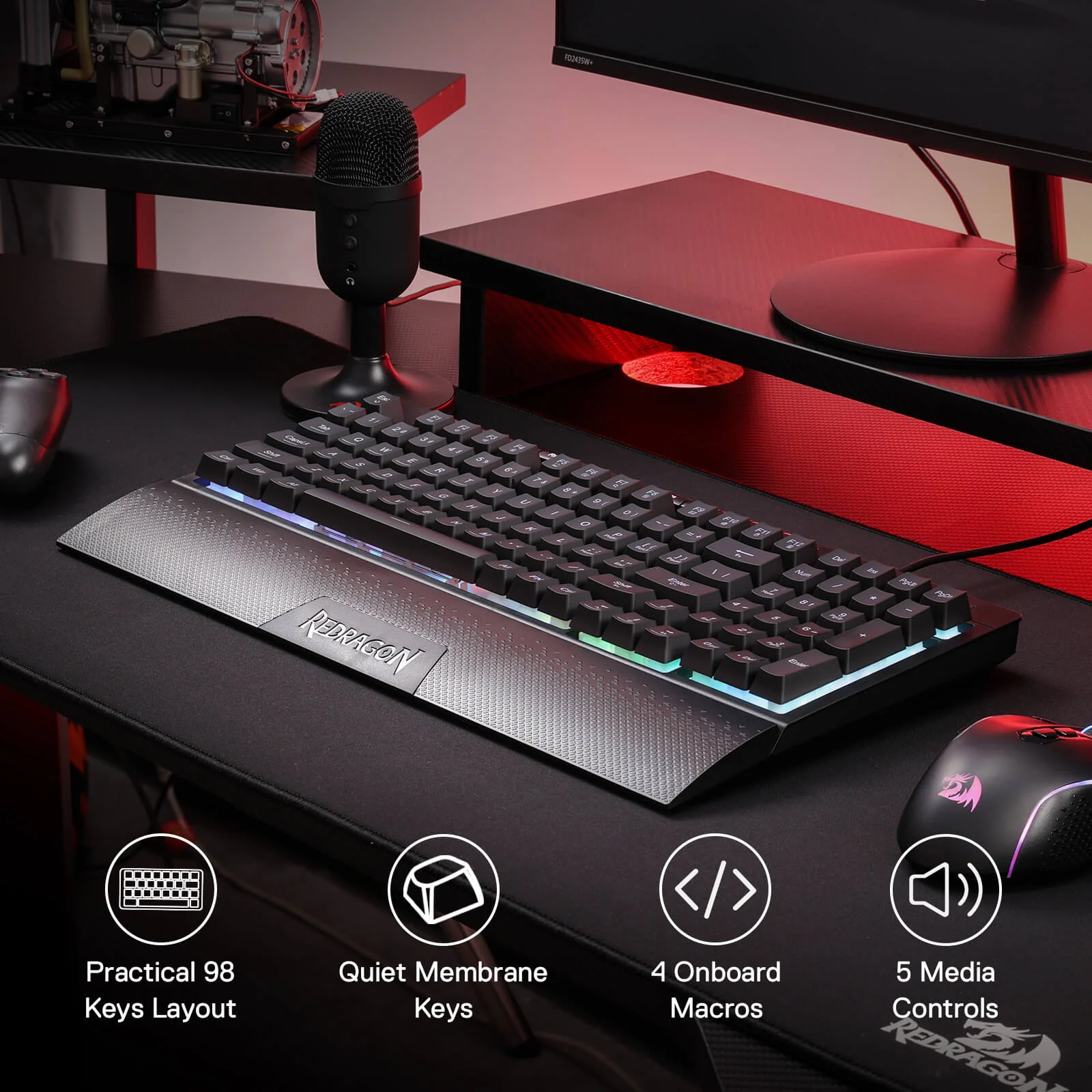 SHIVA K515 Membrane Gaming Keyboard