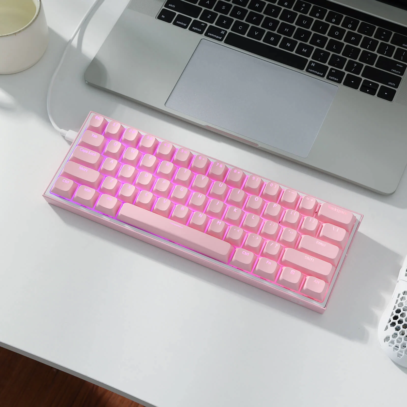 (Only Keycaps) Redragon X LTC 117-Key OEM Profile PBT Double Shot Keycaps