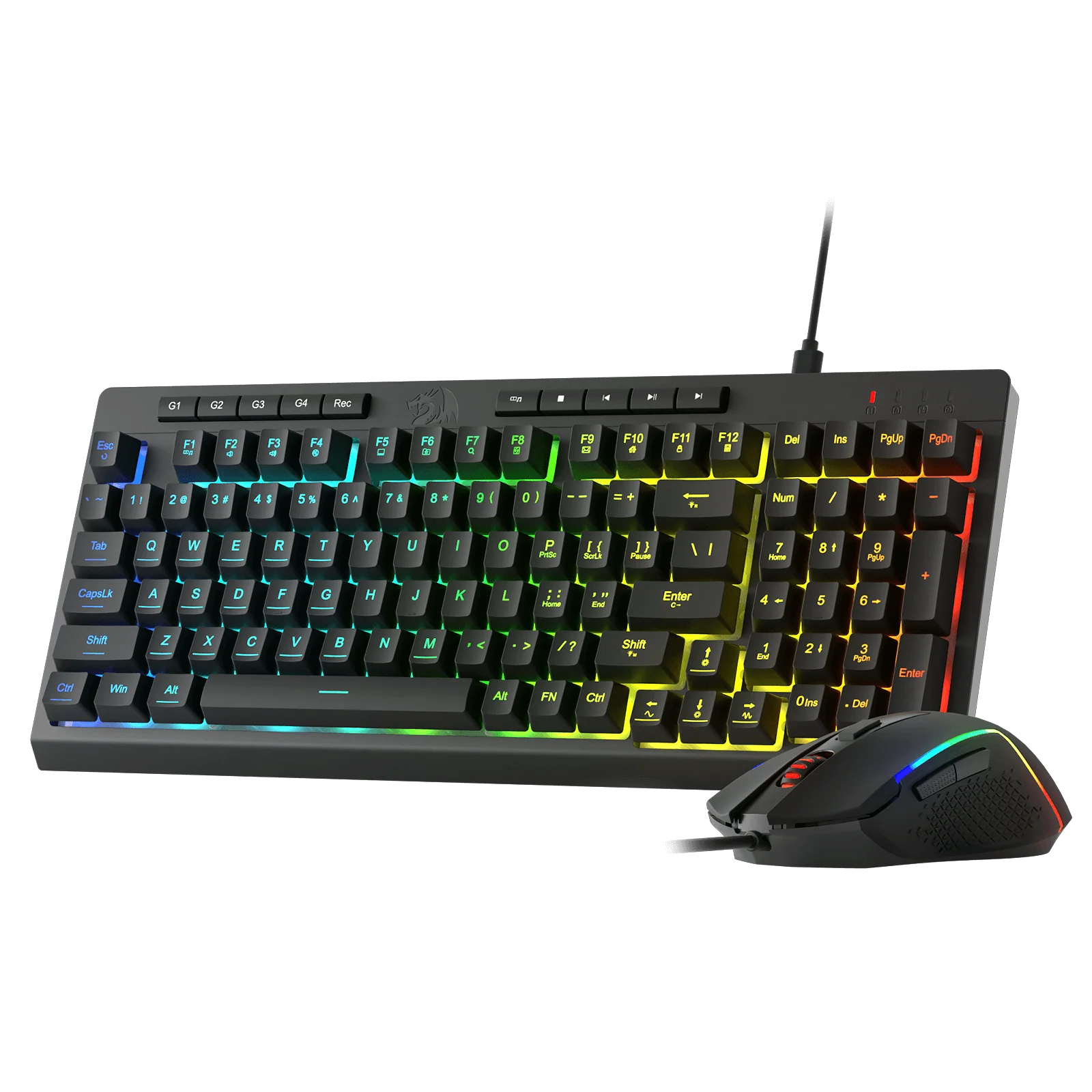 RYLO S141 Membrane Gaming Keyboard & Mouse Wired Combo