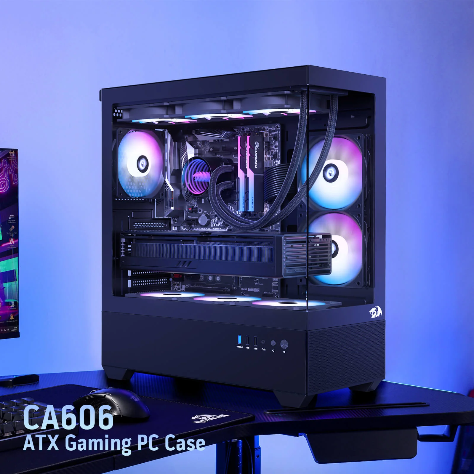 REFLECT FLOW CA606 ATX Gaming PC Case
